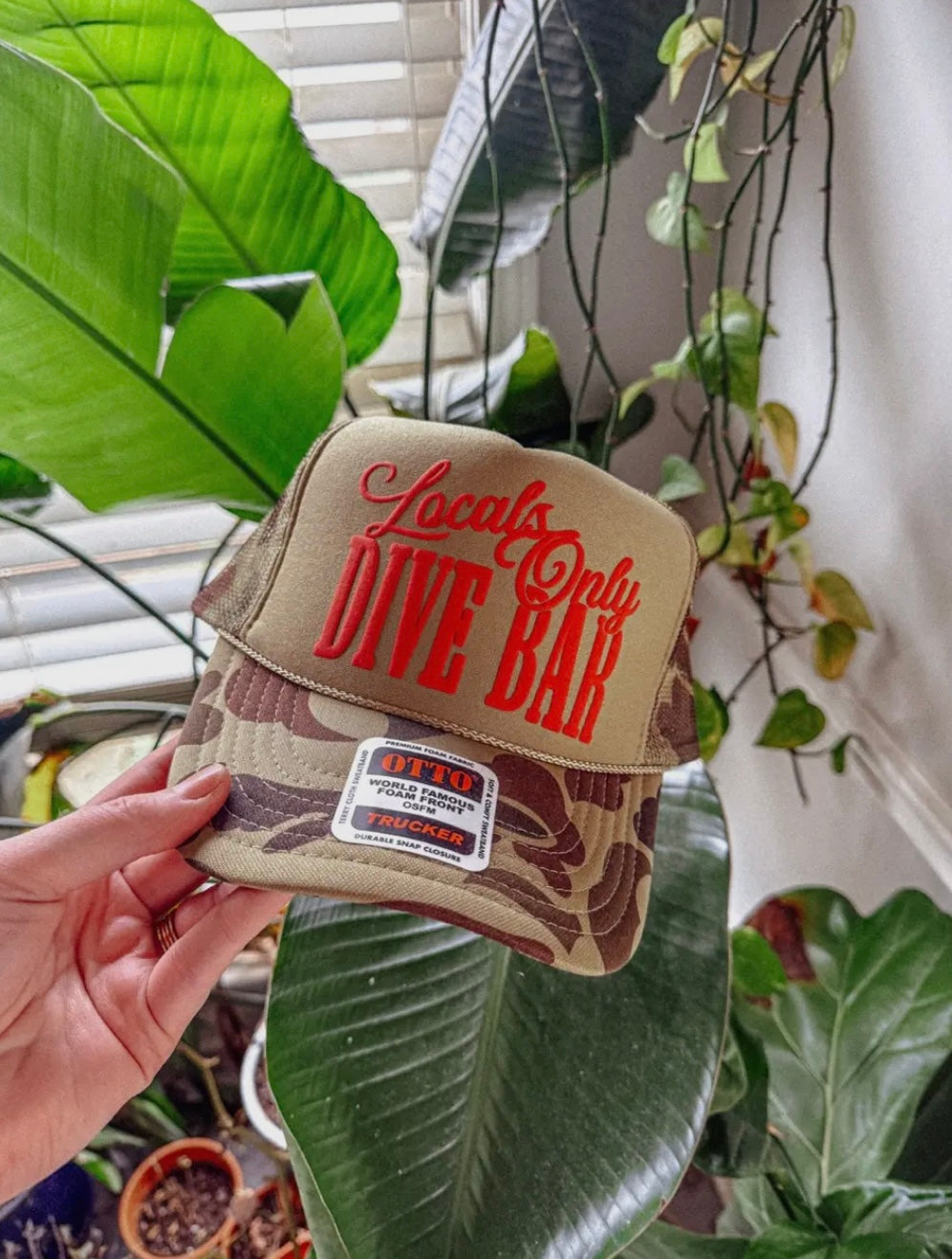 Locals Only Dive Bar, Western Trucker Hat