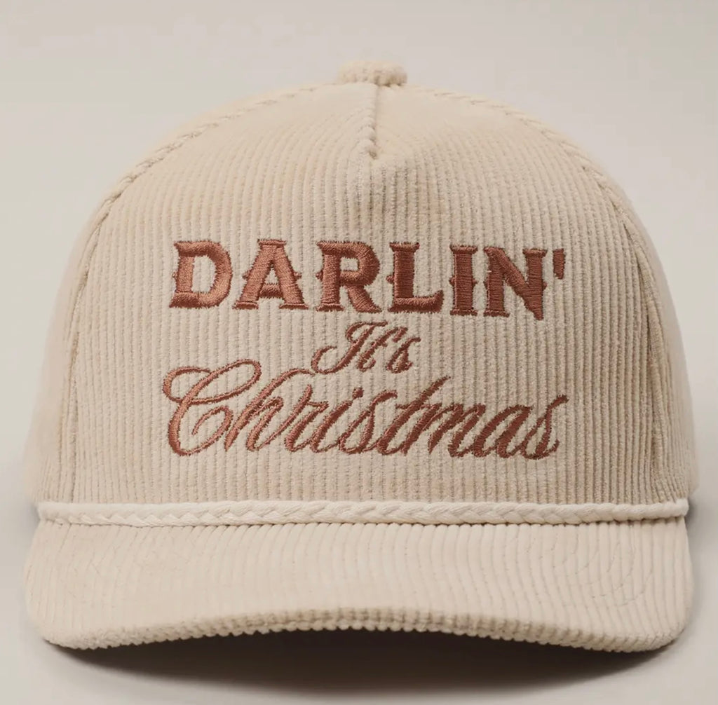 Darlin’ It’s Christmas Corduroy Rope Hat