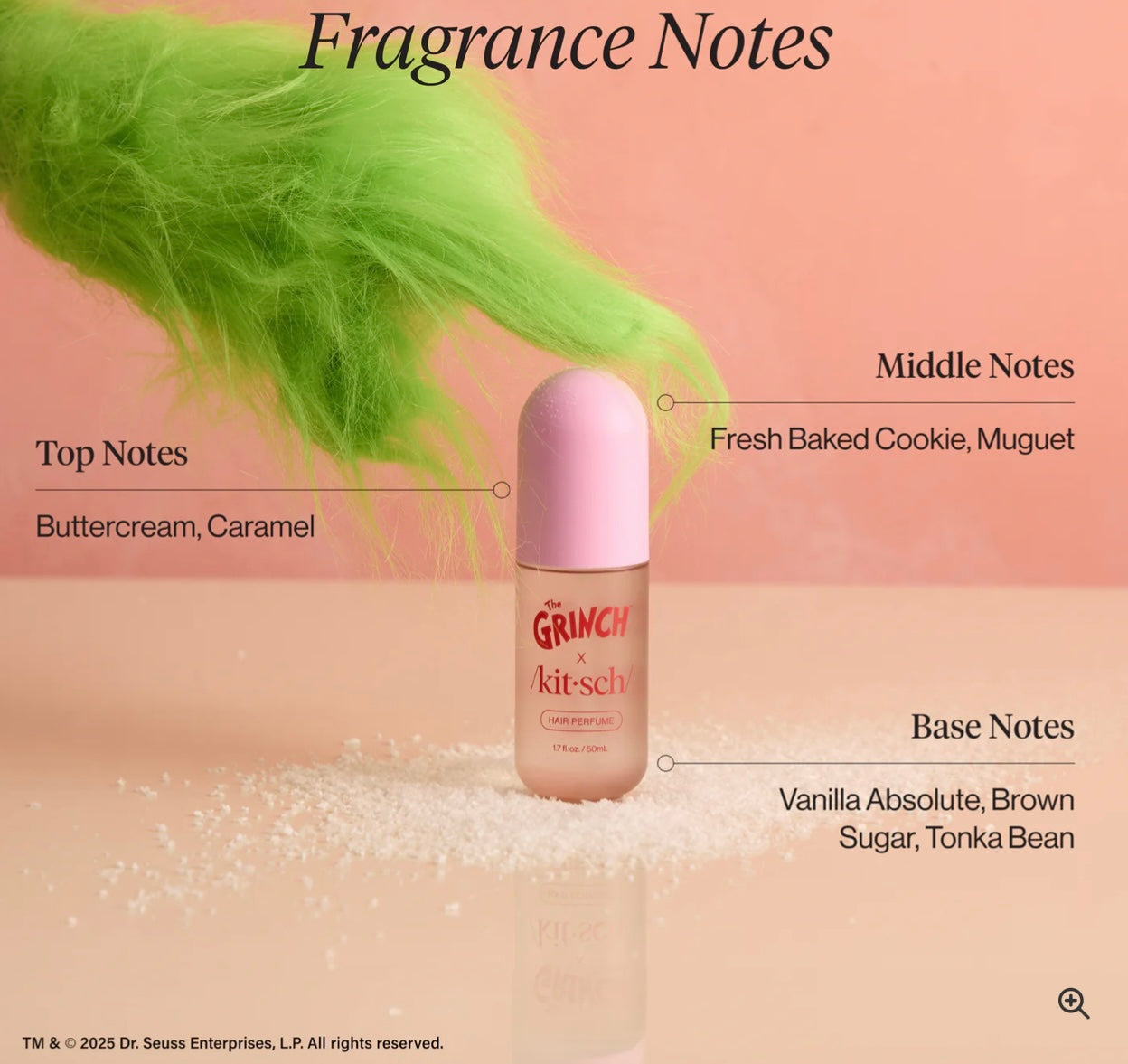 The Grinch x Kitsch Whoville Cookies Hair Perfume