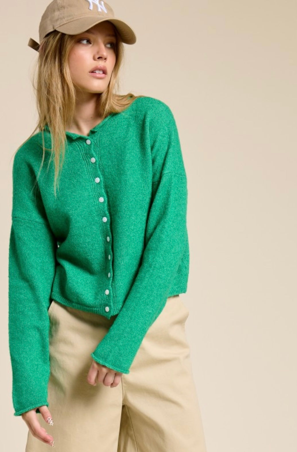 Classic Lightweight Button Down Cardigan