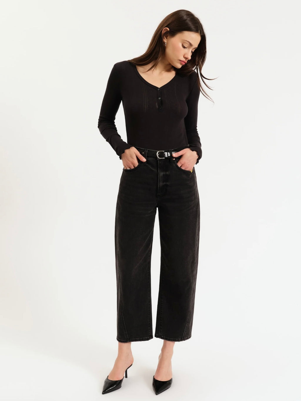 Daze Denim Westward Barrel Leg