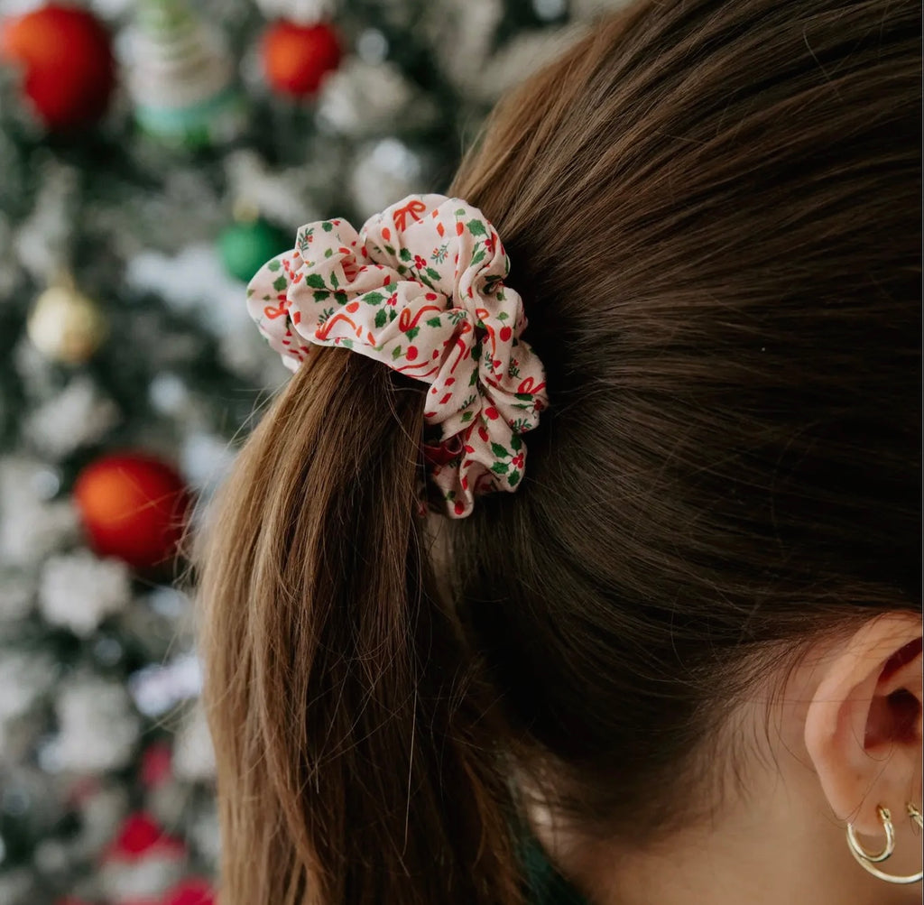 Teleties Blushmas Large Silk Scrunchies