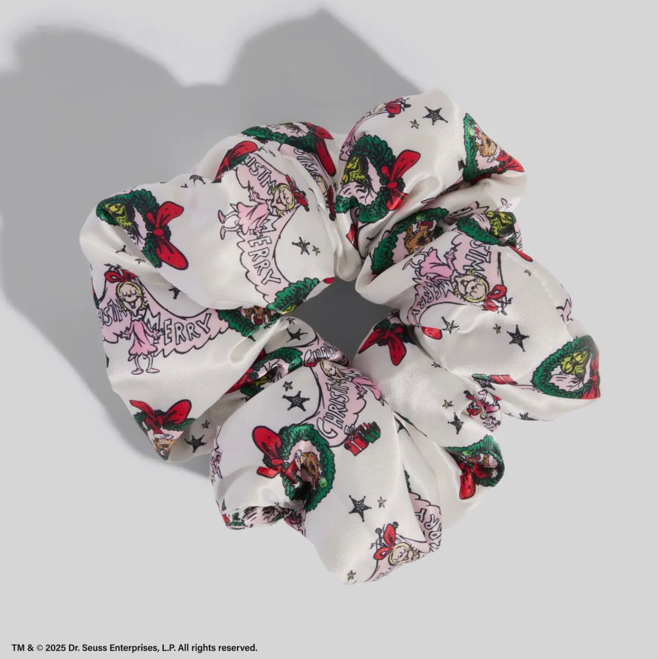 The Grinch x Kitsch Satin Pillow Scrunchies® in Cindy Lou Who