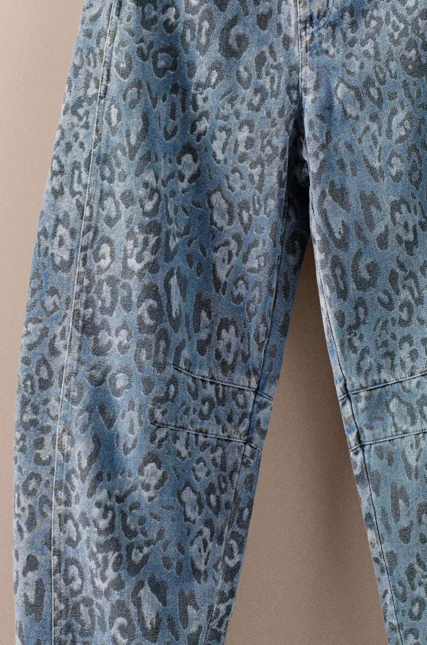 Wild Side Relaxed Straight Denim Jeans