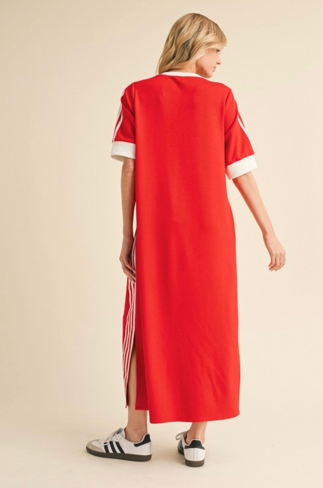Sporty Chic Casual Maxi Dress
