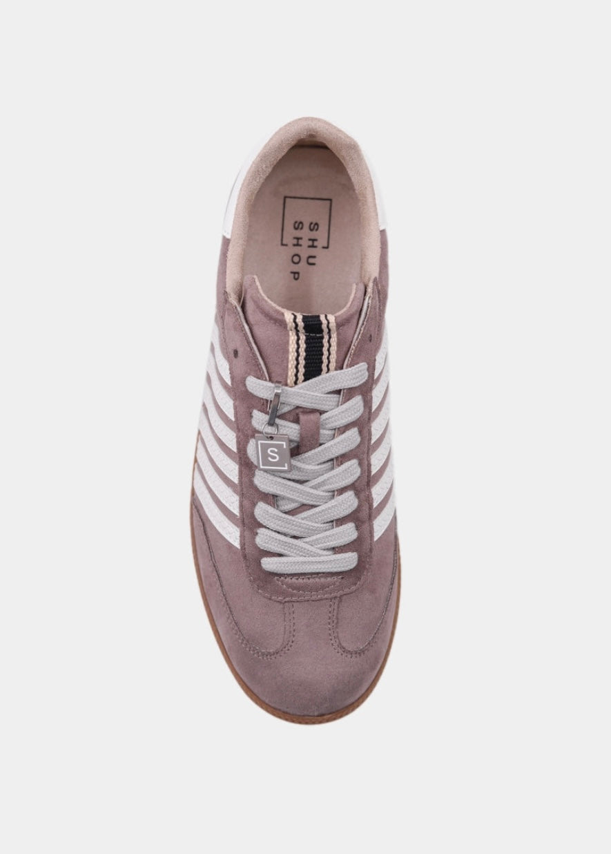 Stevie Sneaker - Taupe Suede