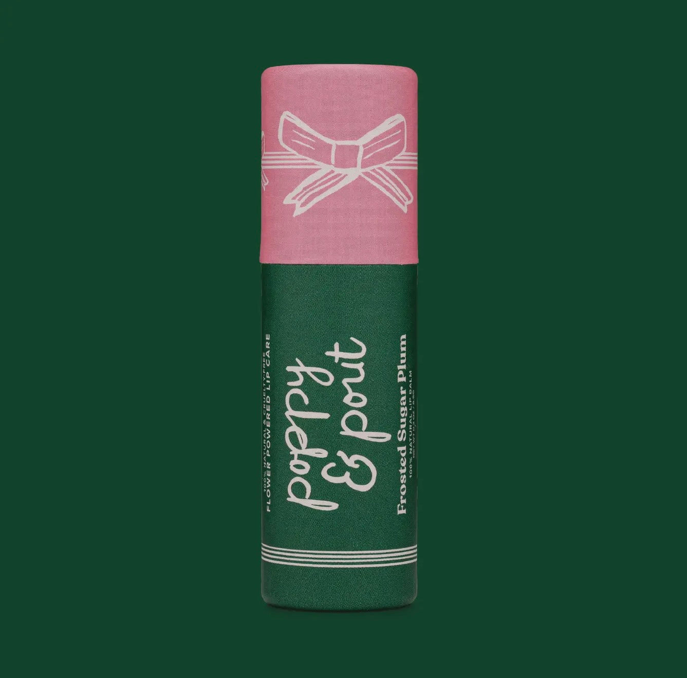 Poppy & Pout Frosted Sugar Plum Holiday Lip Balm