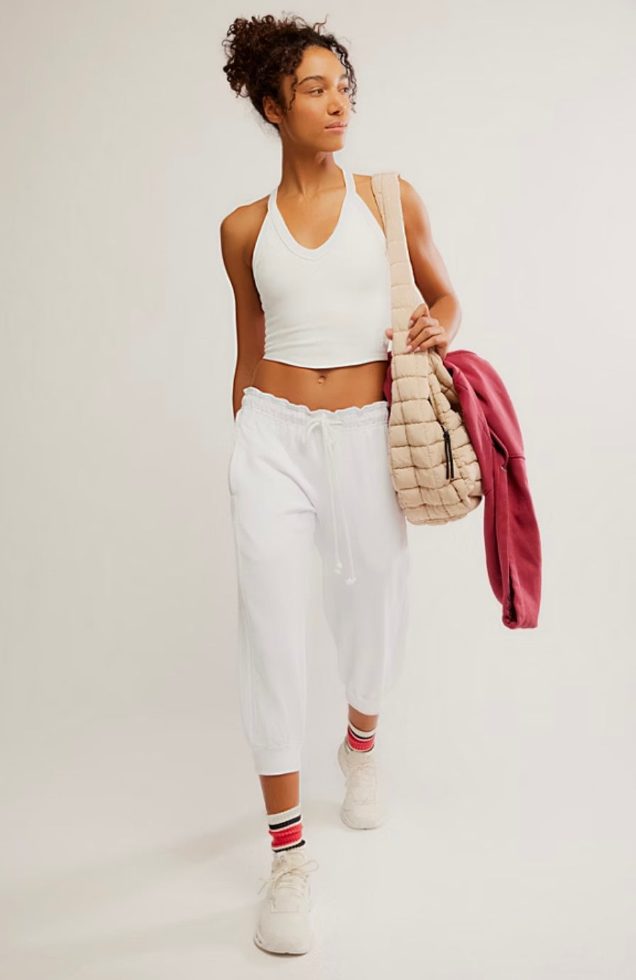 Free People Movement Flutter Cropped Jogger