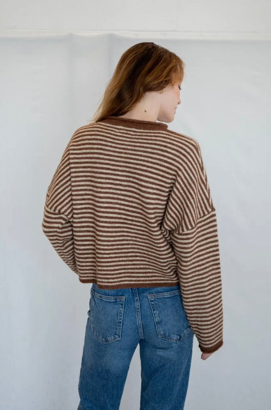 Piper Cardigan - Mini Striped
