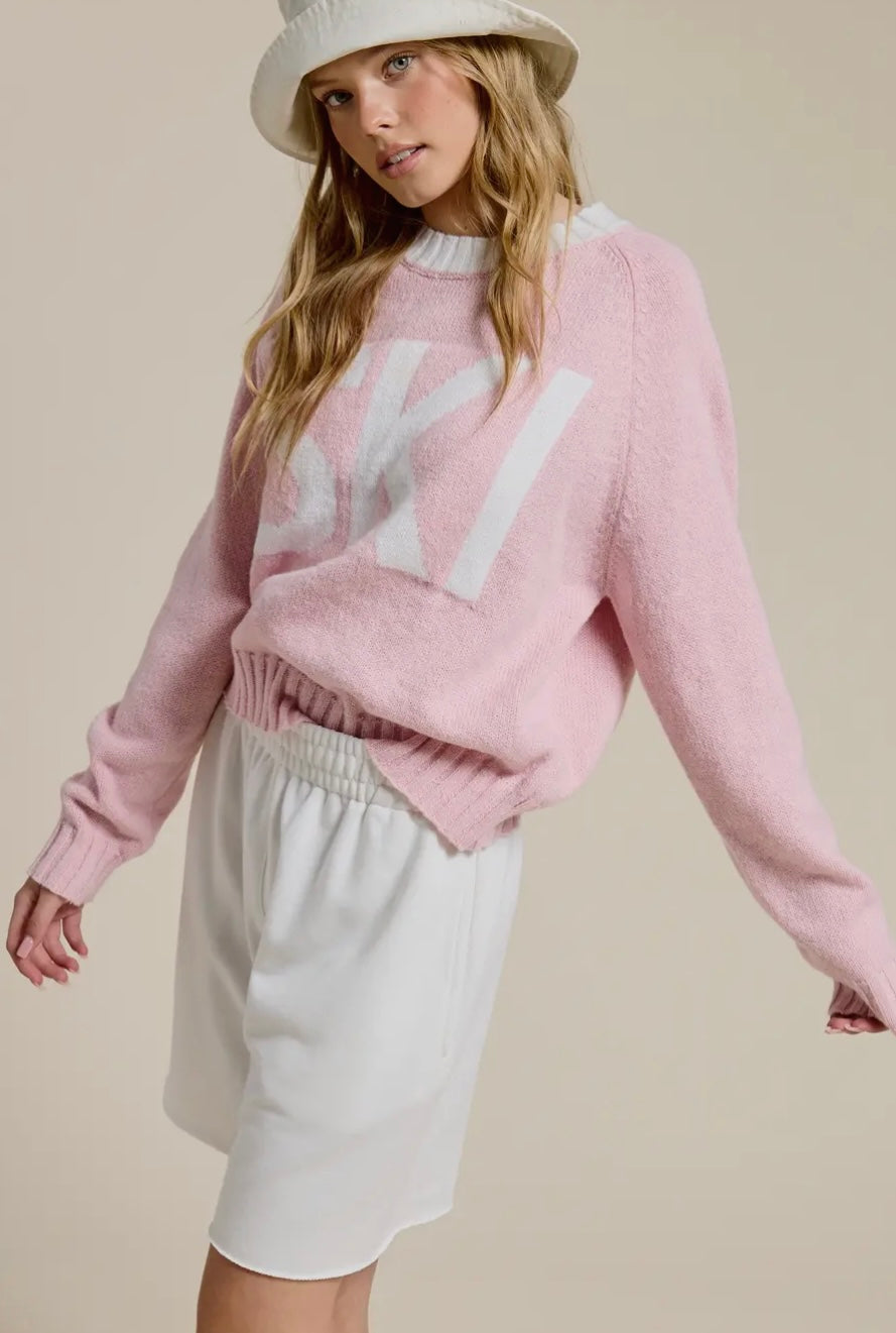 Baby Pink SKI Sweater
