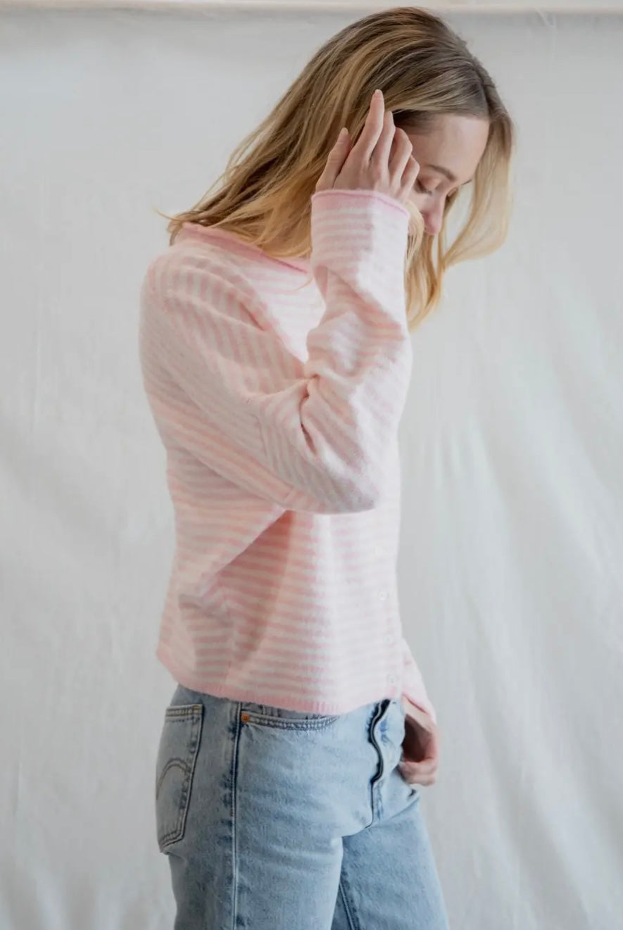 Piper Cardigan - Mini Striped