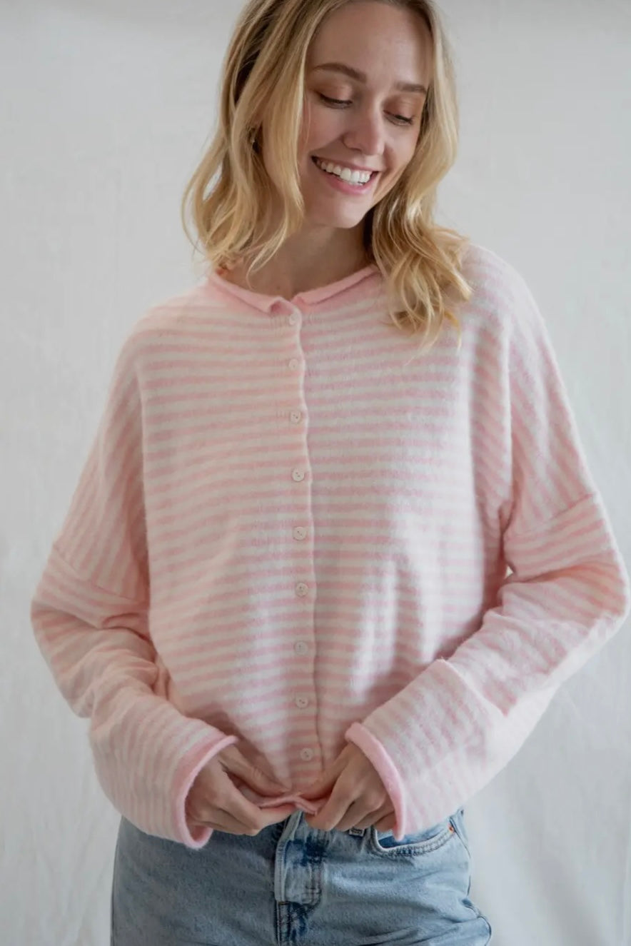 Piper Cardigan - Mini Striped