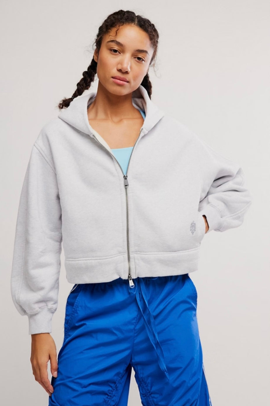 Free People Movement A Cut Above Zip-Up Hoodie