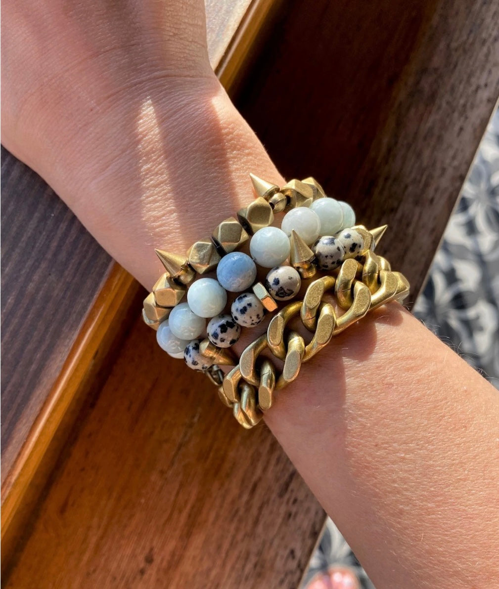 Rachel Nathan Bracelet On Point : Indian Brass