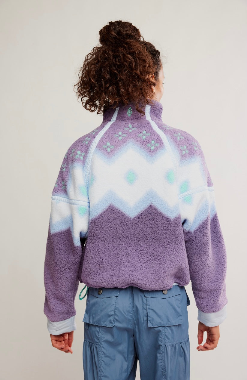 Free People Movement Printed Mountain High 1/2 Zip