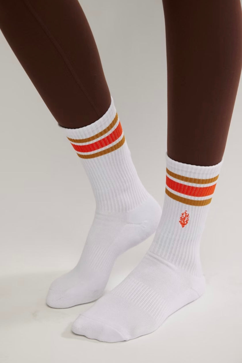 Free People Movement Logo Stripe Tube Sock