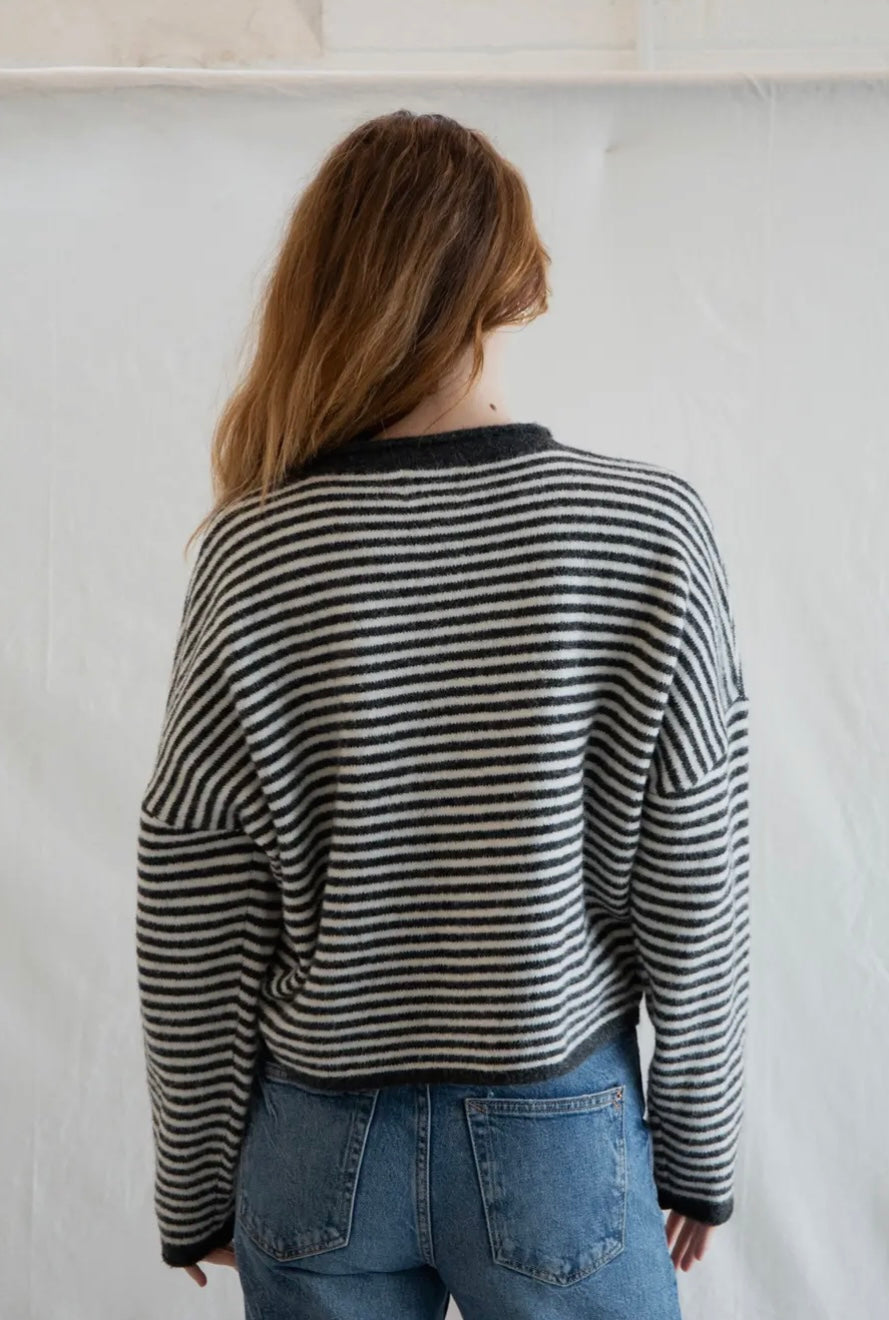 Piper Cardigan - Mini Striped