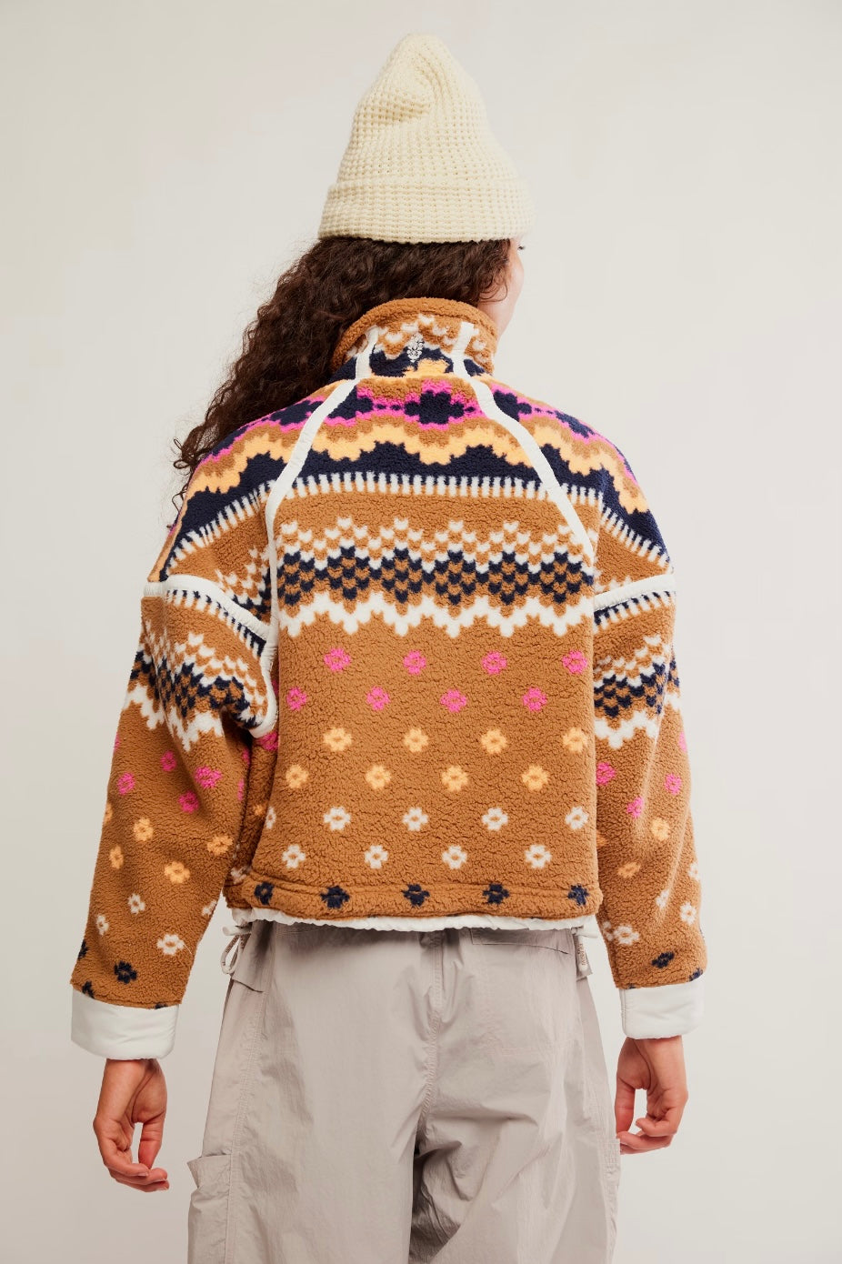 Free People Movement Printed Mountain High 1/2 Zip