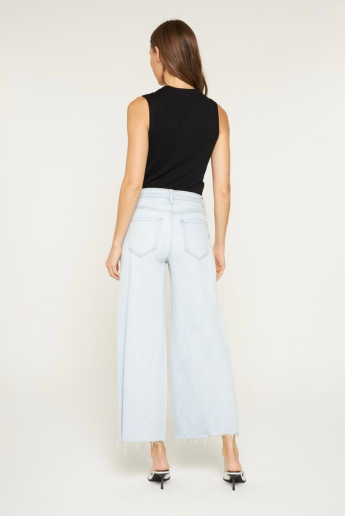 Mica Denim High Rise Distressed Jeans