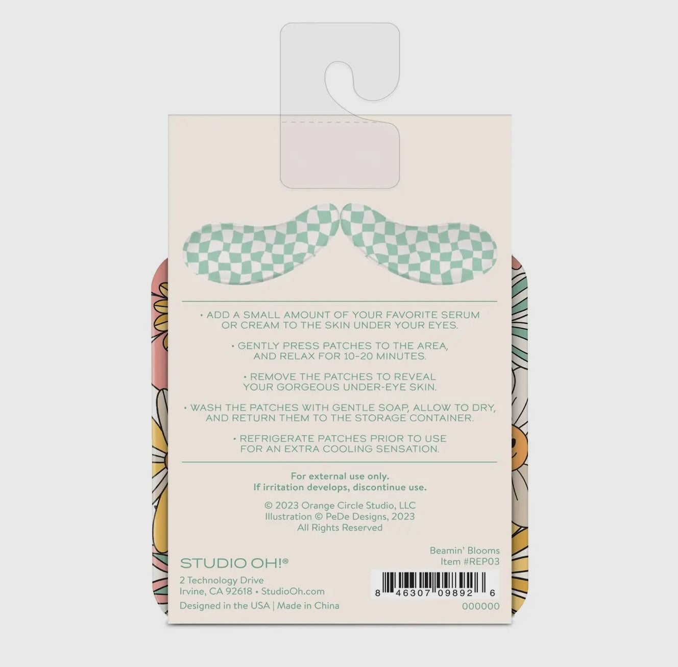 Beamin’ Blooms Reusable Under-Eye Patches
