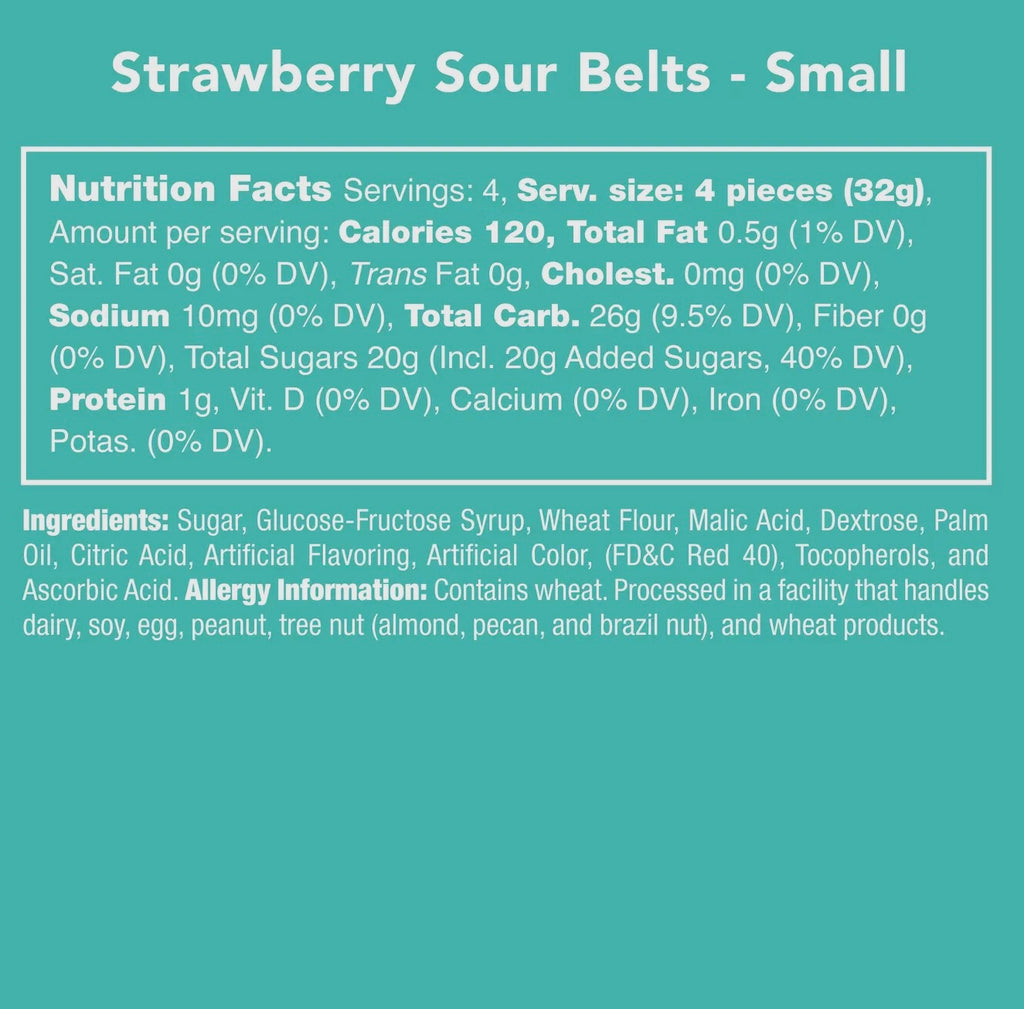 Strawberry Sour Belts