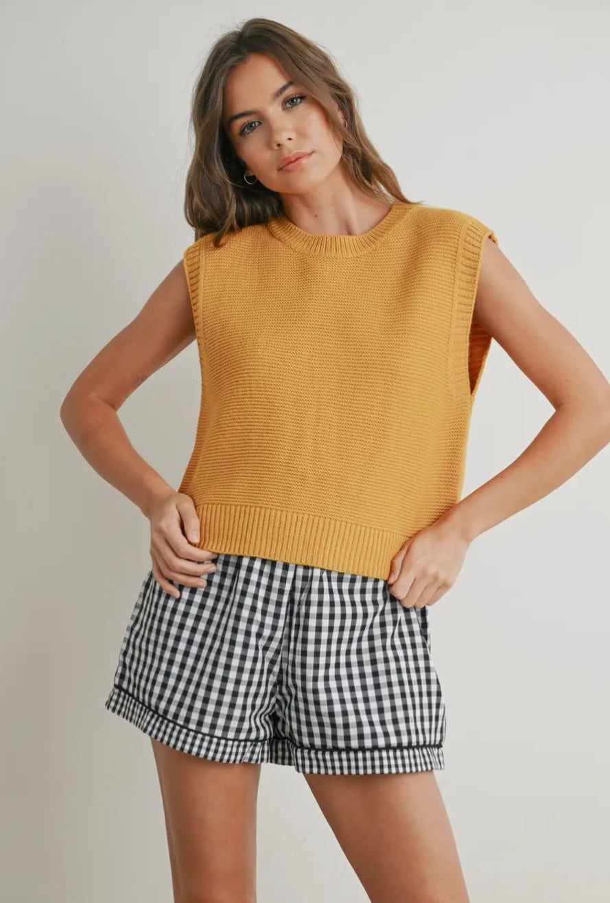 Buttermelon Plain Knitted Top