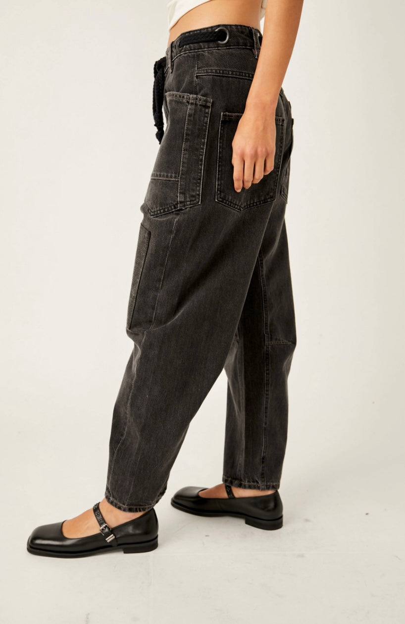 We The Free Moxie Pull-On Barrel Jeans