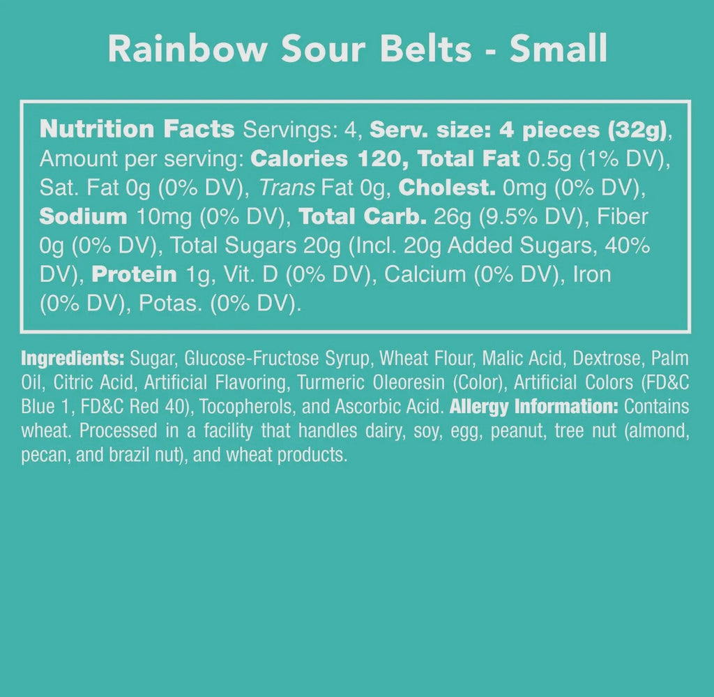 Rainbow Sour Belts