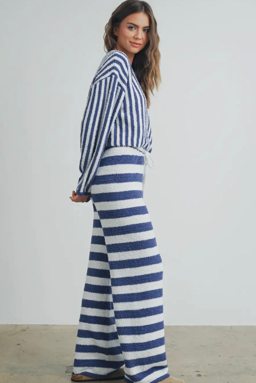 Buttermelon Striped Drawstring Pant