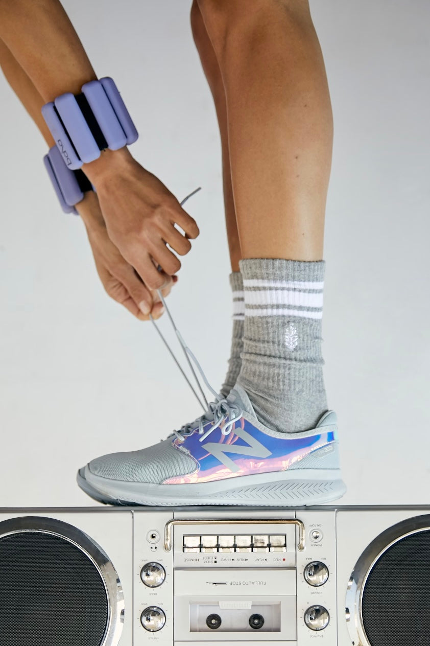 Free People Movement Logo Stripe Tube Sock