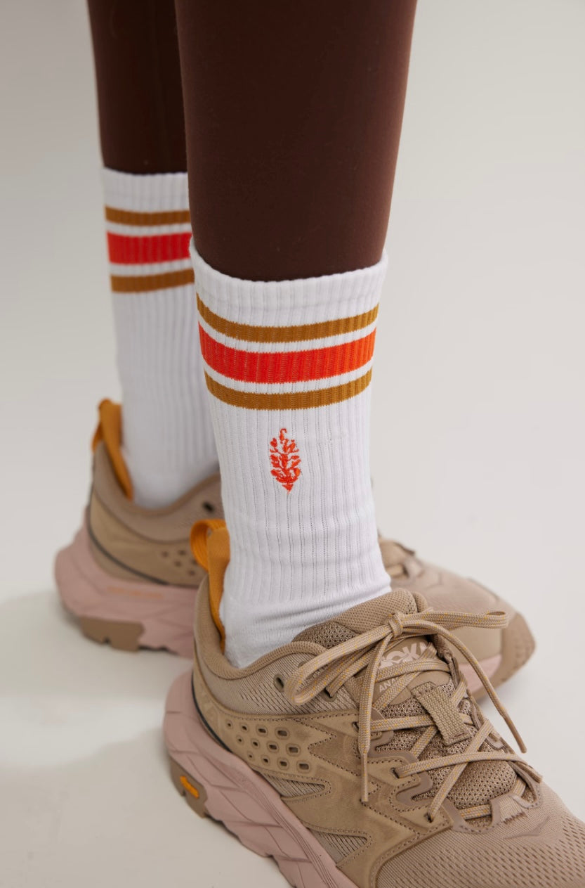 Free People Movement Logo Stripe Tube Sock