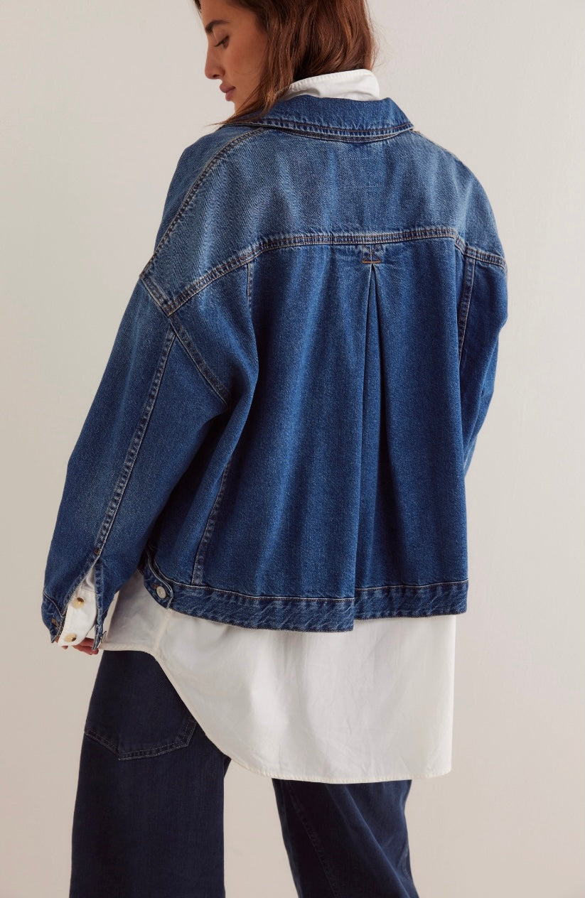 We The Free Opal Swing Denim Jacket