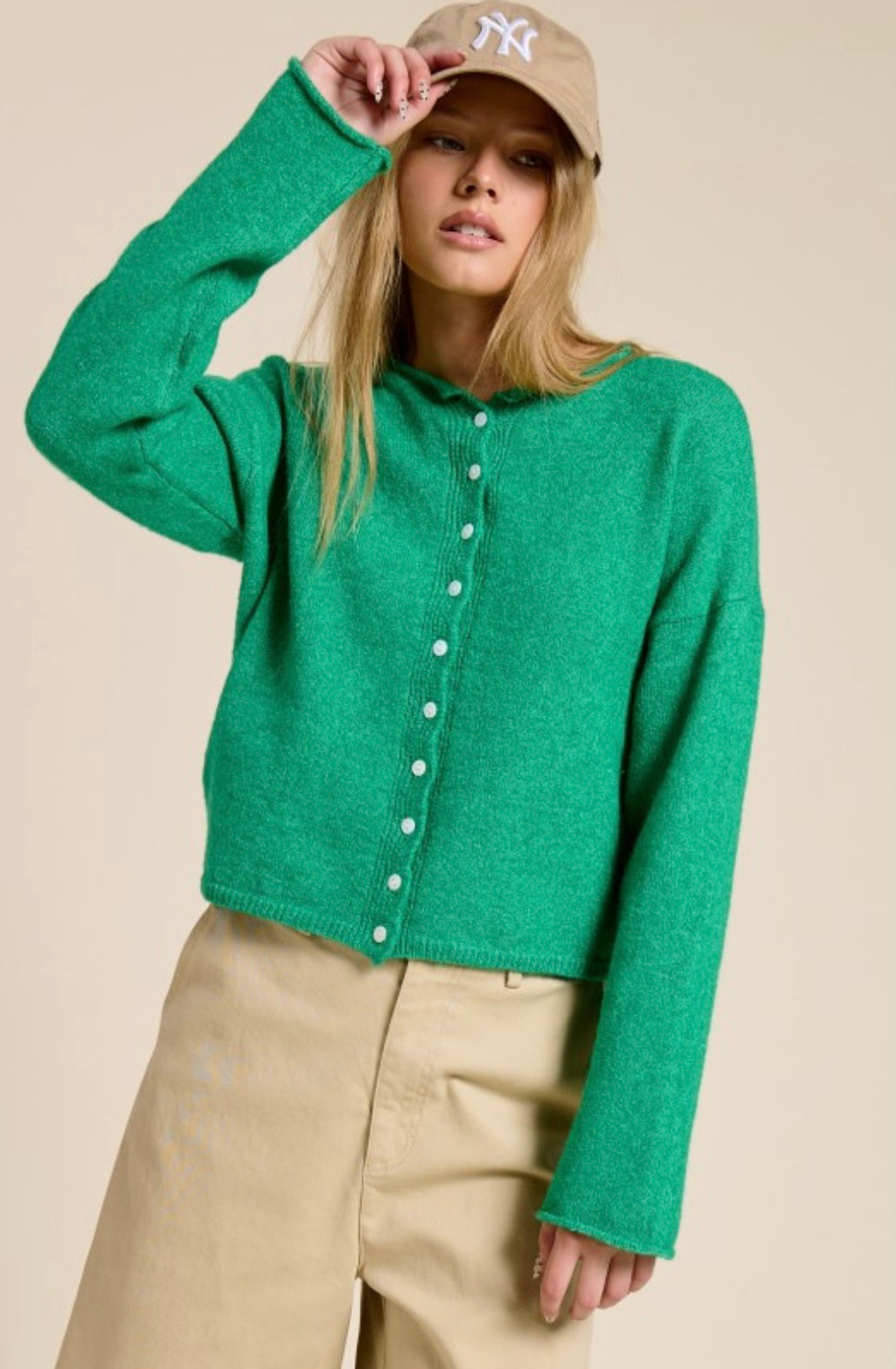 Classic Lightweight Button Down Cardigan