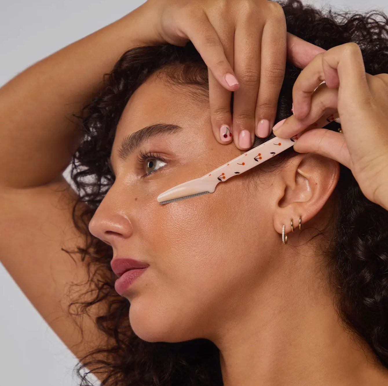 Kitsch Recycled Plastic Dermaplaners 6pc Set - Cherry Blossom