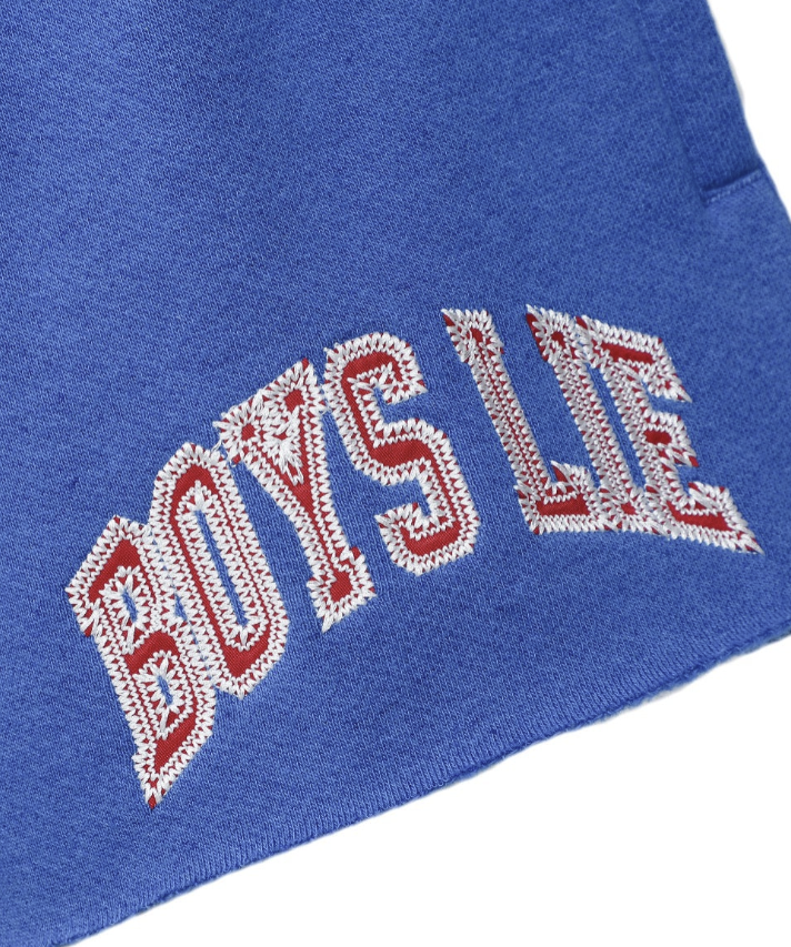 Blue sweatshirt with &