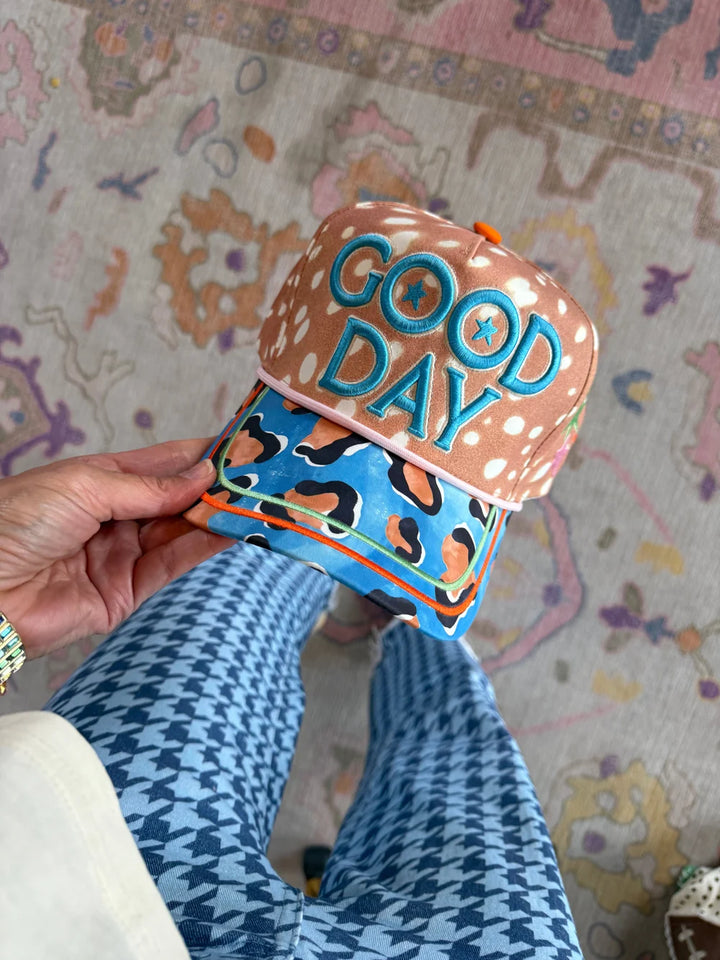 Fawn print trucker hat with &