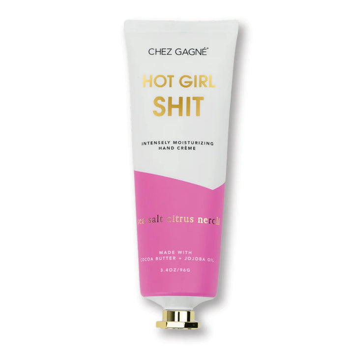 Hand cream tube labeled &