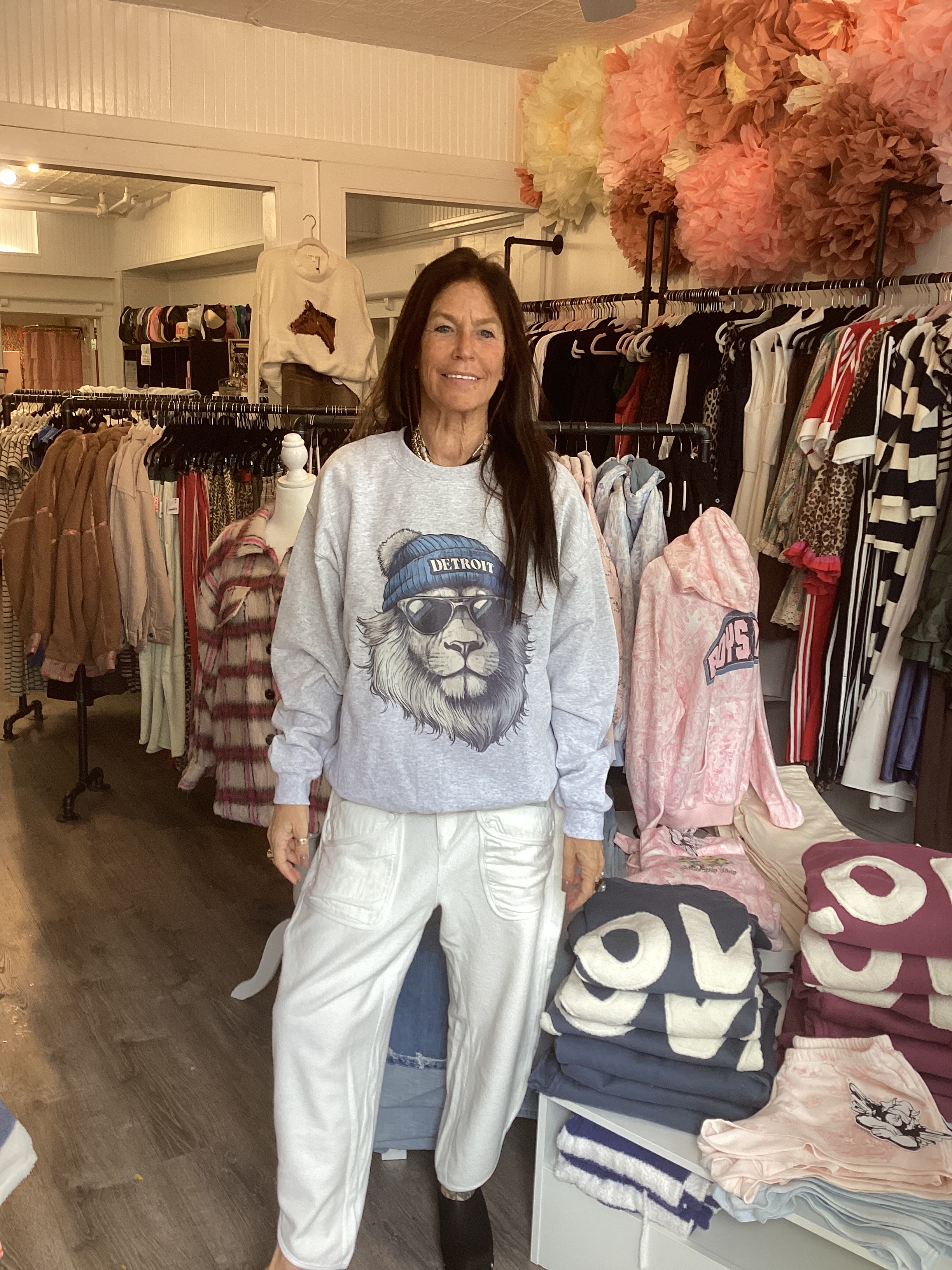 Detroit Lions Beanie Crewneck 2.0