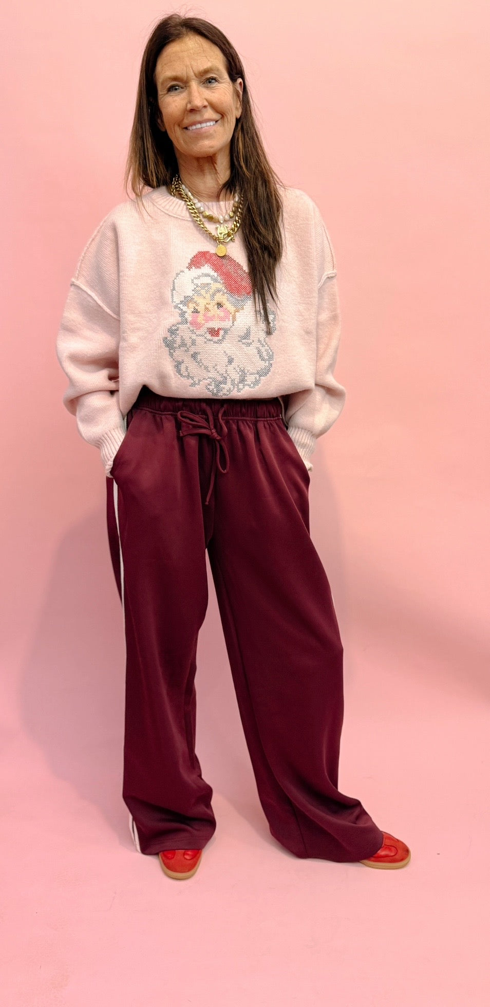 Vintage Santa Knit Sweater