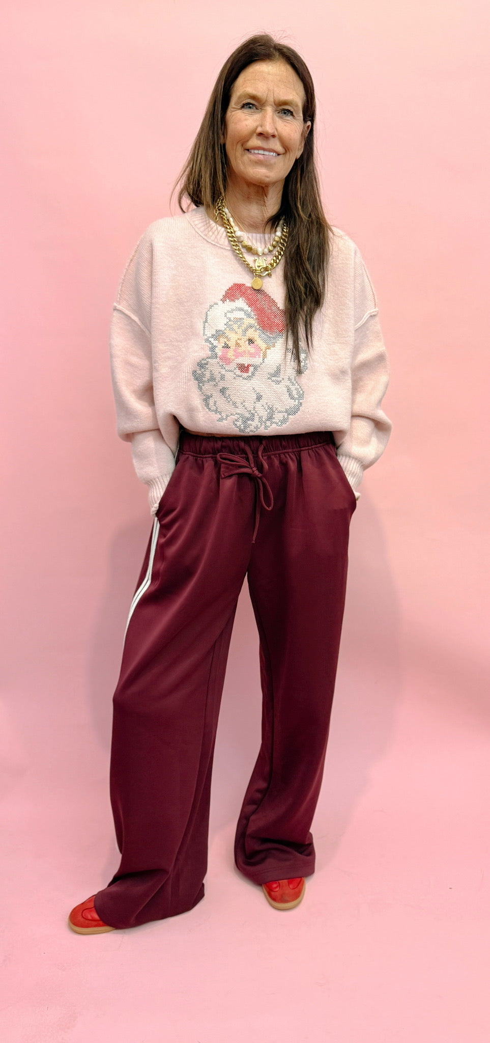Vintage Santa Knit Sweater