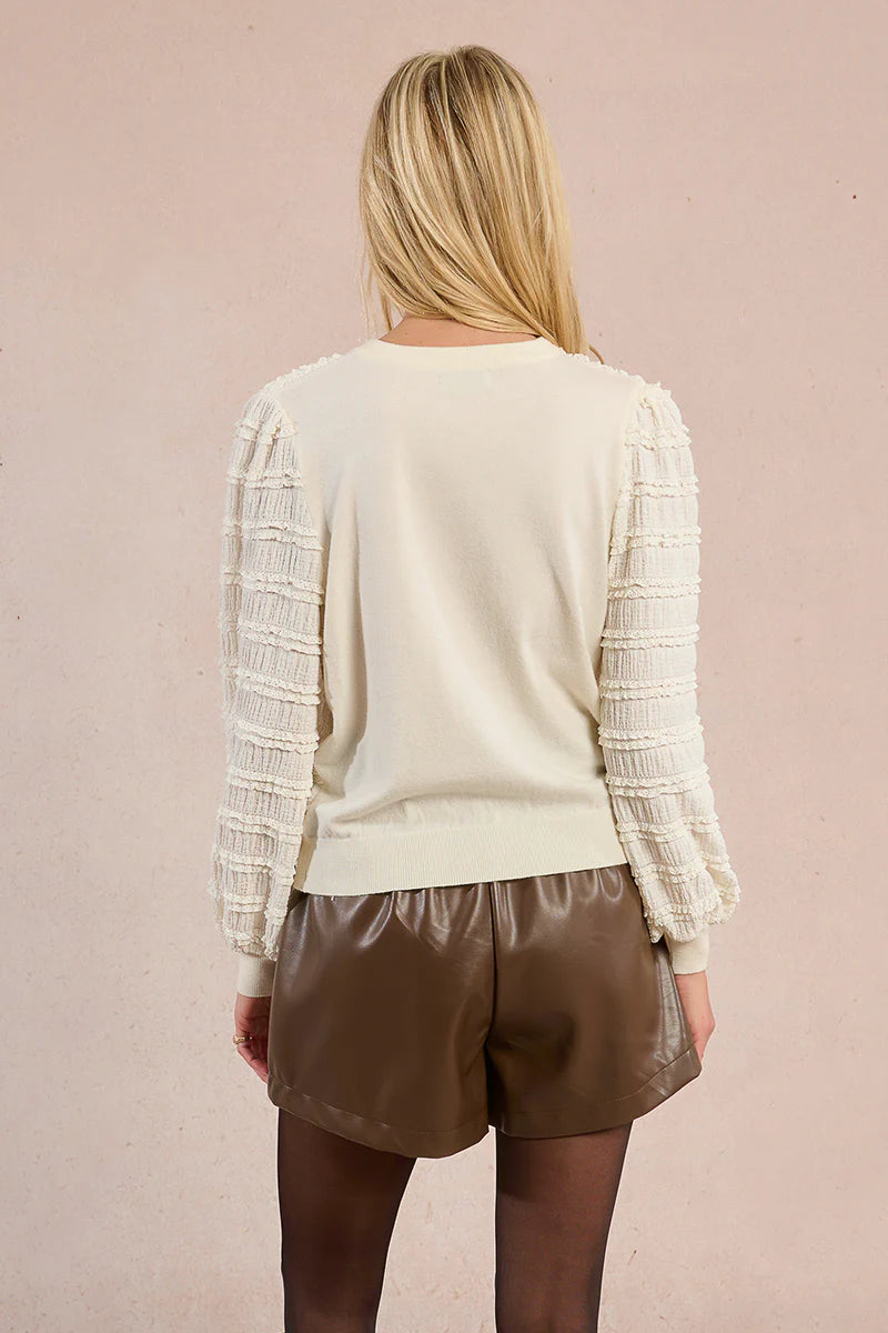 Embossed Knit Top