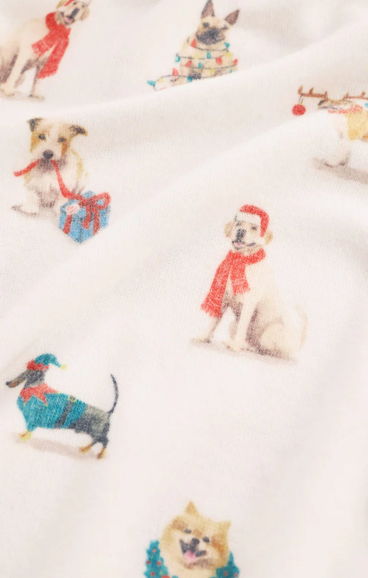 Cozy Up Pup LS Pajama Top