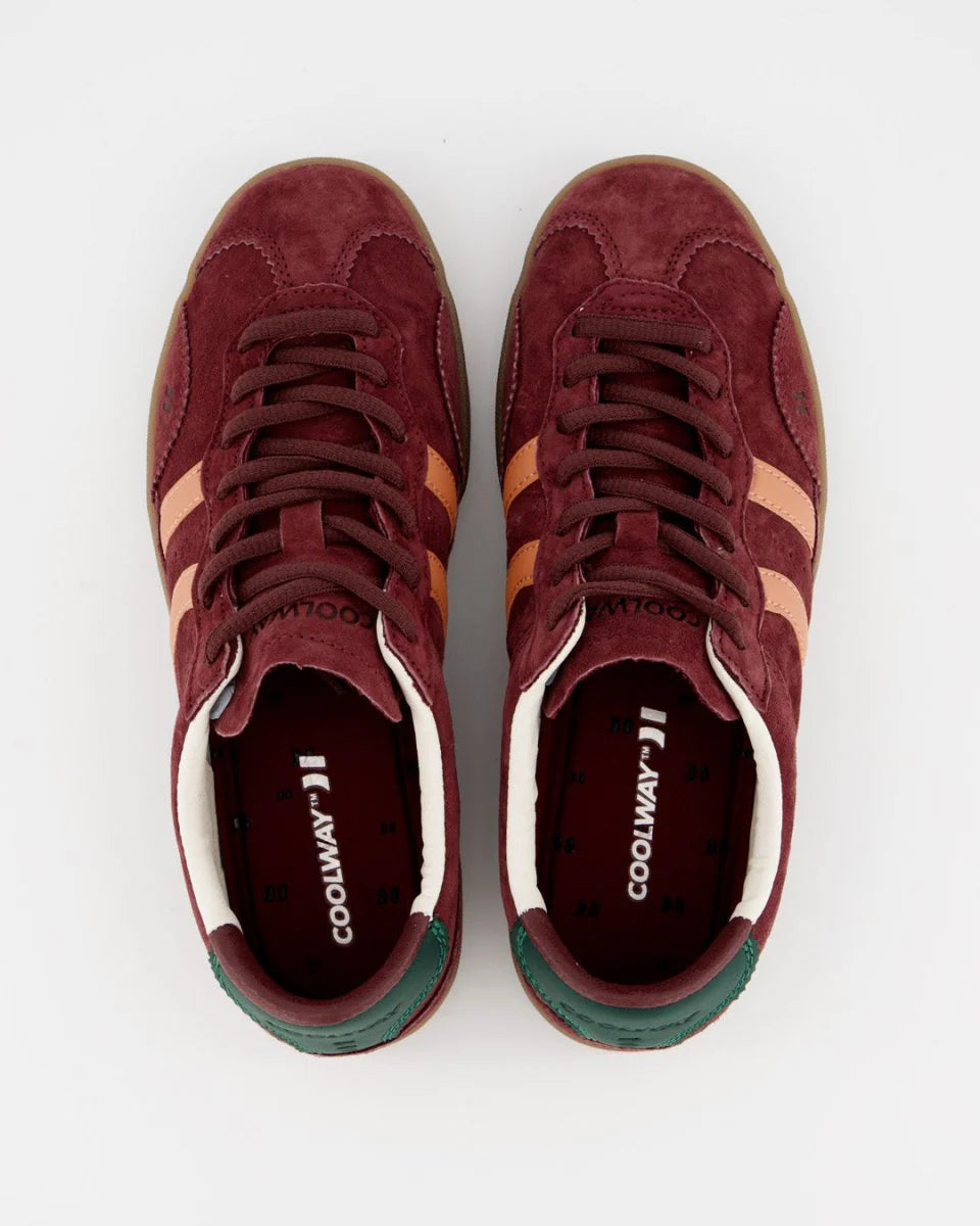 Coolway Kizuna Deep Burgundy Sneaker