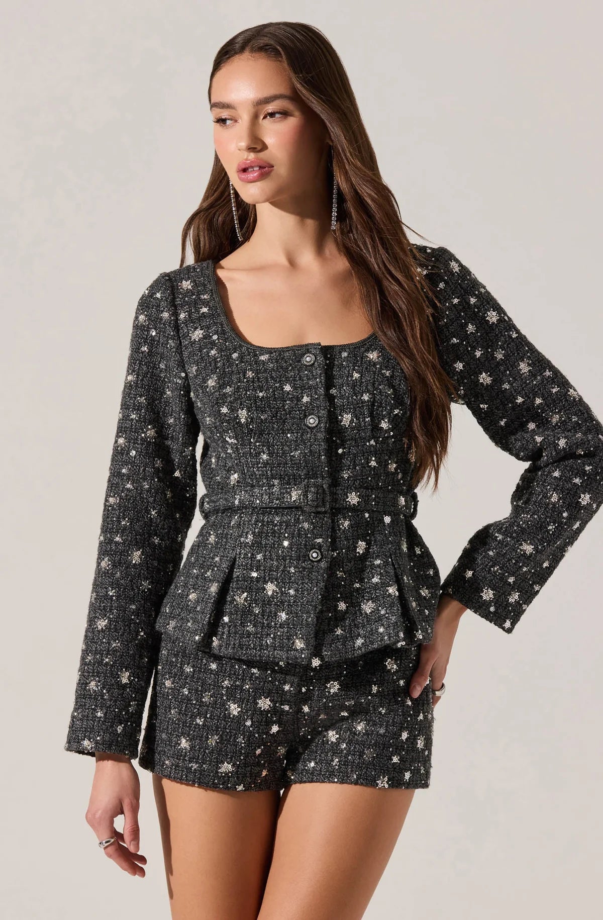 Wynn Embellished Mini Shorts