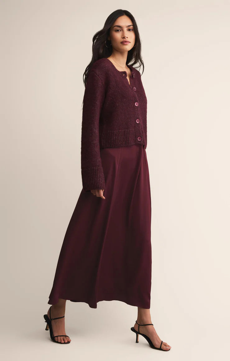 Northpointe Satin Midi Skirt