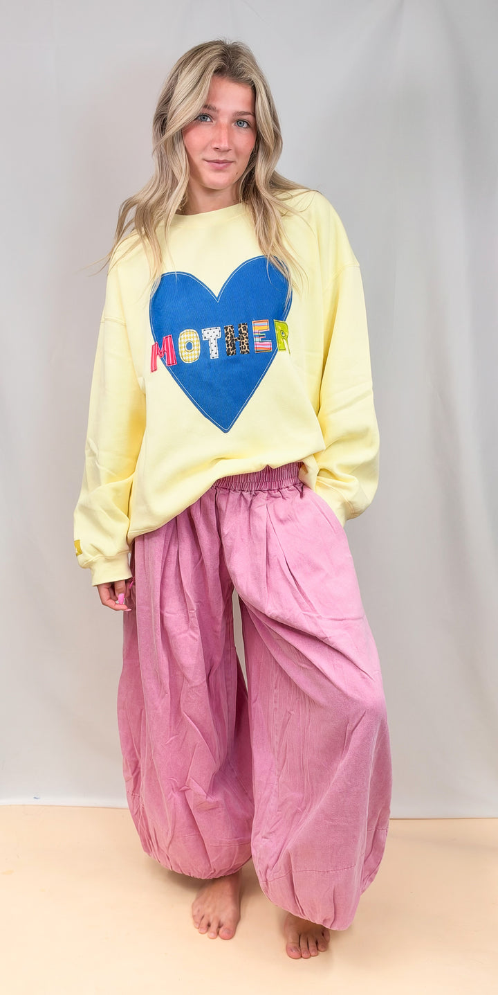 Patchwork Heart “Mother” Sweatshirt