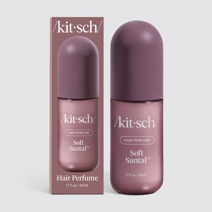 Kitsch soft santal hair perfume in original packaging on white background
