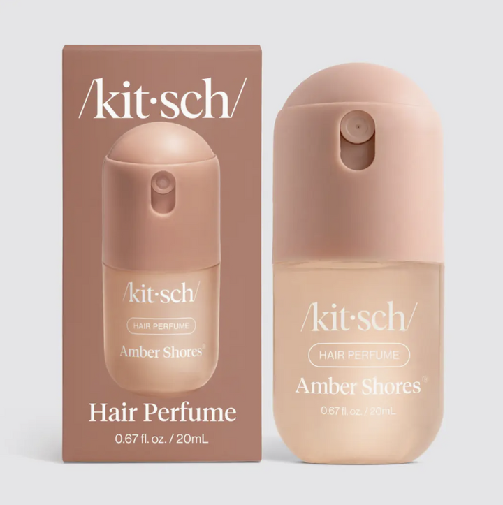 Kitsch Amber Shores Hair Perfume in original packaging on white background