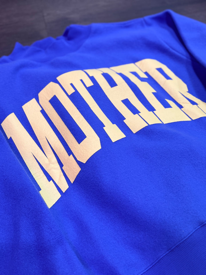 Blue sweatshirt with &