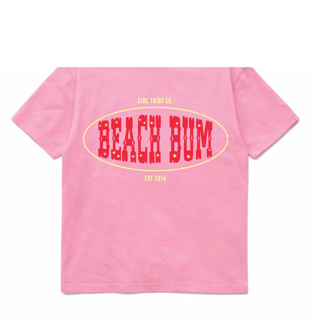 Pink t-shirt with &
